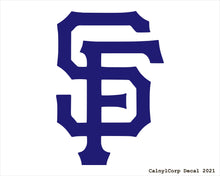 Load image into Gallery viewer, San Francisco Giants Vinyl Sticker Decals.