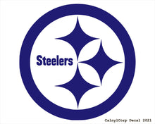 Load image into Gallery viewer, Pittsburgh Steelers Vinyl Sticker Decals.