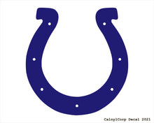 Load image into Gallery viewer, Indianapolis Colts Vinyl Sticker Decals.
