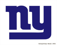 Load image into Gallery viewer, New York Giants Vinyl Sticker Decals.