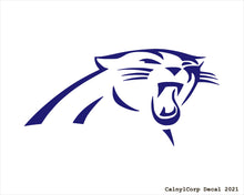 Load image into Gallery viewer, Carolina Panthers Vinyl Sticker Decals.