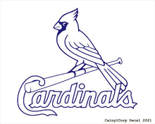 Load image into Gallery viewer, St. Louis Cardinals Vinyl Sticker Decals.