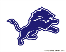 Load image into Gallery viewer, Detroit Lions Vinyl Sticker Decals.
