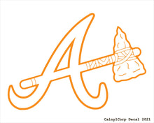 Load image into Gallery viewer, Atlanta Braves Vinyl Sticker Decals