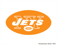 Load image into Gallery viewer, New York Jets Vinyl Sticker Decals.
