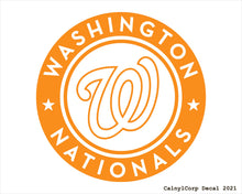 Load image into Gallery viewer, Washington Nationals Vinyl Sticker Decals