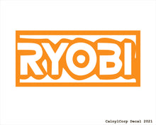 Load image into Gallery viewer, Ryobi Tools Vinyl Sticker Decals.