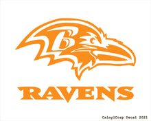 Load image into Gallery viewer, Baltimore Ravens Vinyl Sticker Decals CalnylCorp Decal $3.99