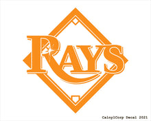 Load image into Gallery viewer, Tampa Bay Rays Vinyl Sticker Decals