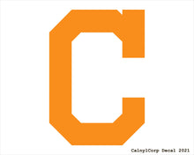 Load image into Gallery viewer, Cleveland Indians Red Vinyl Sticker Decals