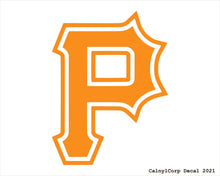 Load image into Gallery viewer, Pittsburgh Pirates Vinyl Sticker Decals.