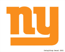 Load image into Gallery viewer, New York Giants Vinyl Sticker Decals.