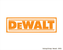 Load image into Gallery viewer, DeWalt Tools Vinyl Sticker Decals.
