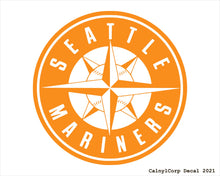 Load image into Gallery viewer, Seattle Mariners Vinyl Sticker Decals.
