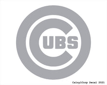 Load image into Gallery viewer, Chicago Cubs Vinyl Sticker Decals.