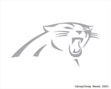 Load image into Gallery viewer, Carolina Panthers Vinyl Sticker Decals.