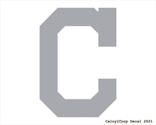 Load image into Gallery viewer, Cleveland Indians Red Vinyl Sticker Decals