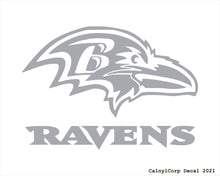 Load image into Gallery viewer, Baltimore Ravens Vinyl Sticker Decals CalnylCorp Decal $3.99