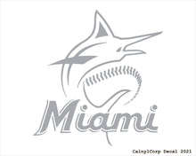 Load image into Gallery viewer, Miami Marlins Vinyl Sticker Decals