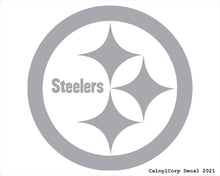 Load image into Gallery viewer, Pittsburgh Steelers Vinyl Sticker Decals.