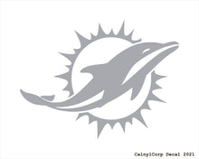Load image into Gallery viewer, Miami Dolphins Vinyl Sticker Decals.