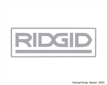 Load image into Gallery viewer, Ridgid Tools Vinyl Sticker Decals.
