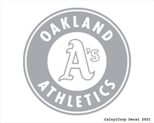 Load image into Gallery viewer, Oakland Athletics Vinyl Sticker Decals.
