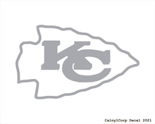 Load image into Gallery viewer, Kansas City Chiefs Vinyl Sticker Decals.