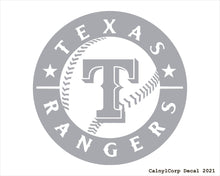 Load image into Gallery viewer, Texas Rangers Vinyl Sticker Decals