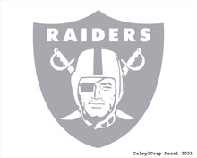 Load image into Gallery viewer, Las Vegas Raiders Vinyl Sticker Decals.