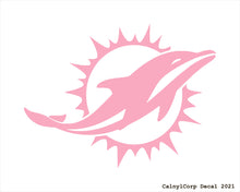 Load image into Gallery viewer, Miami Dolphins Vinyl Sticker Decals.