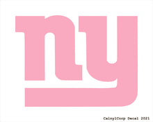 Load image into Gallery viewer, New York Giants Vinyl Sticker Decals.