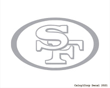 Load image into Gallery viewer, San Francisco 49ers Vinyl Sticker Decals.
