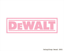 Load image into Gallery viewer, DeWalt Tools Vinyl Sticker Decals.