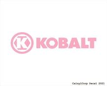 Load image into Gallery viewer, Kobalt Tools Vinyl Sticker Decals.