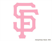 Load image into Gallery viewer, San Francisco Giants Vinyl Sticker Decals.