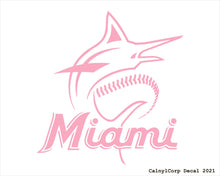 Load image into Gallery viewer, Miami Marlins Vinyl Sticker Decals