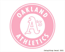 Load image into Gallery viewer, Oakland Athletics Vinyl Sticker Decals.