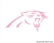 Load image into Gallery viewer, Carolina Panthers Vinyl Sticker Decals.