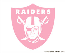 Load image into Gallery viewer, Las Vegas Raiders Vinyl Sticker Decals.