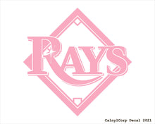 Load image into Gallery viewer, Tampa Bay Rays Vinyl Sticker Decals
