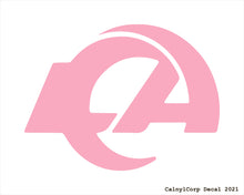 Load image into Gallery viewer, Los Angeles Rams Vinyl Sticker Decals.