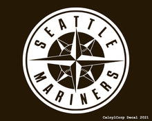 Load image into Gallery viewer, Seattle Mariners Vinyl Sticker Decals.