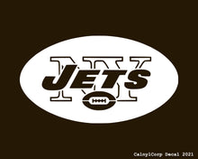 Load image into Gallery viewer, New York Jets Vinyl Sticker Decals.