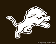 Load image into Gallery viewer, Detroit Lions Vinyl Sticker Decals.