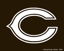 Load image into Gallery viewer, Chicago Bears Vinyl Sticker Decals.
