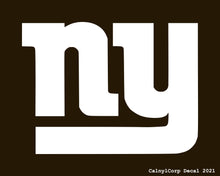 Load image into Gallery viewer, New York Giants Vinyl Sticker Decals.