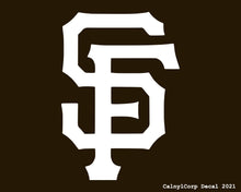 Load image into Gallery viewer, San Francisco Giants Vinyl Sticker Decals.