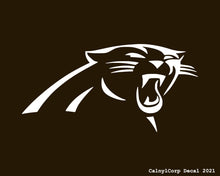 Load image into Gallery viewer, Carolina Panthers Vinyl Sticker Decals.