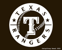 Load image into Gallery viewer, Texas Rangers Vinyl Sticker Decals